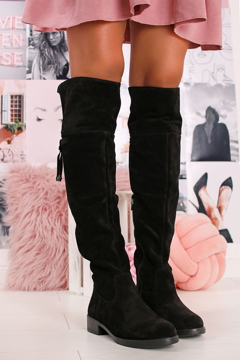 Damen Tamaris Schuhe Tamaris Stiefel Schwarz Flach Stiefeletten